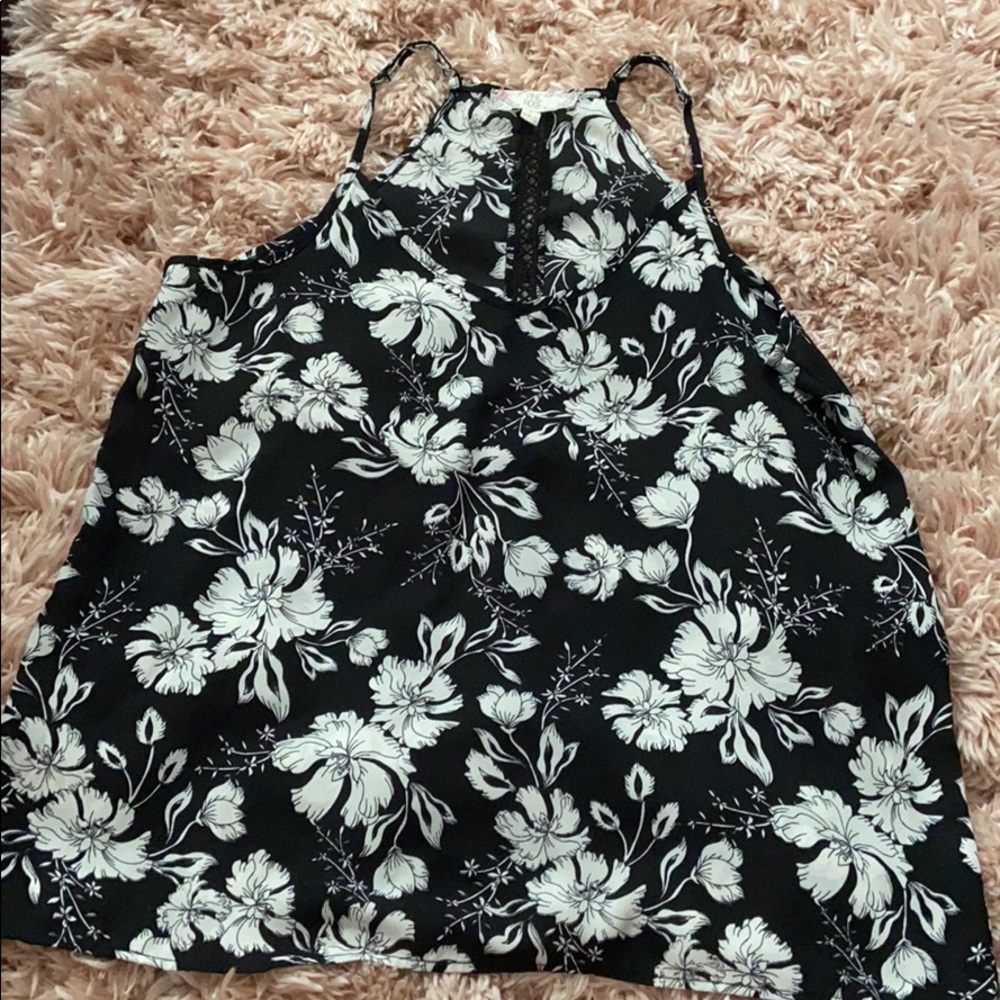Pink rose vintage top